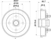 Mintex Brake Drum Rear MBD354 thumbnail