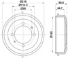 Mintex Brake Drum Rear MBD356 thumbnail