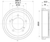 Mintex Brake Drum Rear MBD357 thumbnail