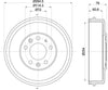 Mintex Brake Drum Rear MBD358 thumbnail