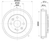 Mintex Brake Drum Rear MBD359 thumbnail