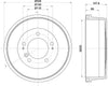 Mintex Brake Drum Rear MBD365 thumbnail