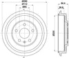 Mintex Brake Drum Rear MBD366 thumbnail