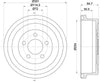 Mintex Brake Drum Rear MBD367 thumbnail