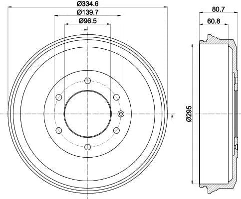 Mintex Brake Drum Rear MBD369 - image 4