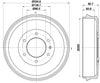 Mintex Brake Drum Rear MBD369 thumbnail