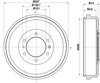 Mintex Brake Drum Rear MBD374 thumbnail