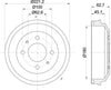 Mintex Brake Drum Rear MBD377 thumbnail