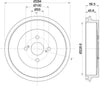 Mintex Brake Drum Rear MBD380 thumbnail