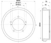 Mintex Brake Drum Rear MBD381 thumbnail