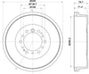 Mintex Brake Drum Rear MBD388 thumbnail