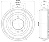 Mintex Brake Drum Rear MBD390 thumbnail