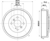 Mintex Brake Drum Rear MBD391 thumbnail