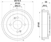 Mintex Brake Drum Rear MBD394 thumbnail