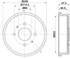 Mintex Brake Drum Rear MBD395 thumbnail