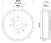Mintex Brake Drum Rear MBD395 thumbnail