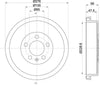 Mintex Brake Drum Rear MBD399 thumbnail