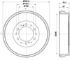 Mintex Brake Drum Rear MBD403 thumbnail