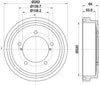 Mintex Brake Drum Rear MBD407 thumbnail