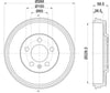 Mintex Brake Drum Rear MBD408 thumbnail