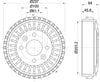 Mintex Brake Drum Rear MBD410 thumbnail