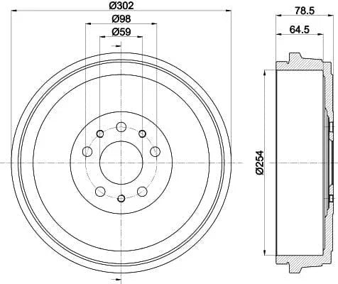 Mintex Brake Drum Rear MBD419 - OEM Quality Replacement - image 4