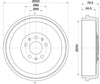 Mintex Brake Drum Rear MBD419 - OEM Quality Replacement thumbnail