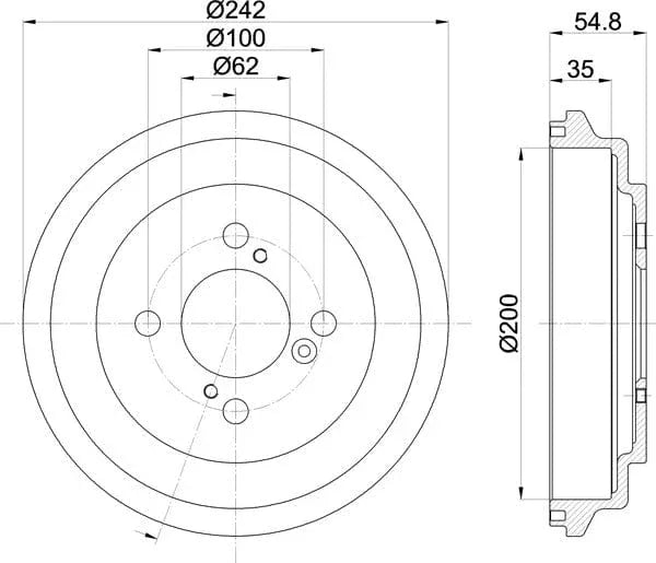 Mintex Brake Drum Rear MBD420 - image 5