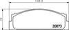 Mintex Brake Pads Full Set Of 4 Front MDB1013 thumbnail
