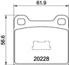 Mintex Brake Pads Full Set Of 4 Front MDB1081 thumbnail