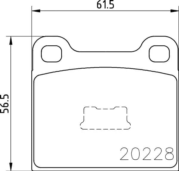 Mintex Brake Pads Full Set Of 4 Front MDB1081 - image 4