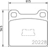 Mintex Brake Pads Full Set Of 4 Front MDB1081 thumbnail