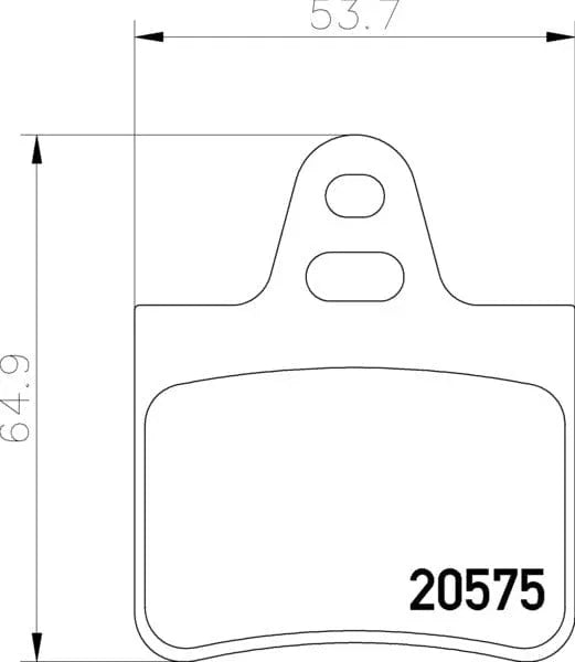 Mintex Brake Pads Set Brake Pads Full Set Of 4 Rear MDB1120 - image 3