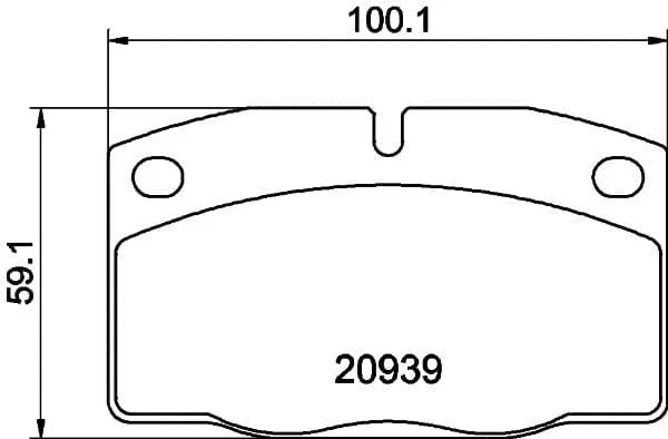Mintex Brake Pads Full Set Of 4 Front MDB1141 - image 3