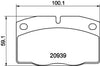 Mintex Brake Pads Full Set Of 4 Front MDB1141 thumbnail