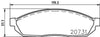 Mintex Brake Pads Full Set Of 4 Front MDB1184 thumbnail