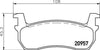 Mintex Brake Pads Full Set Of 4 Front MDB1219 thumbnail