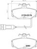 Mintex Brake Pads Set Brake Pads Full Set Of 4 Rear MDB1286 thumbnail