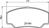 Mintex Brake Pads Full Set Of 4 Front MDB1341 thumbnail