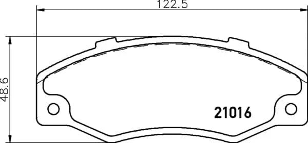 Mintex Brake Pads Full Set Of 4 Front MDB1355 - image 4