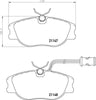 Mintex Brake Pads Full Set Of 4 Front MDB1391 thumbnail