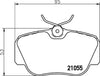 Mintex Brake Pads Full Set Of 4 Front MDB1402 thumbnail