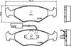 Mintex Brake Pads Full Set Of 4 Front MDB1430 thumbnail