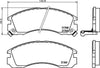 Mintex Brake Pads Full Set Of 4 Front MDB1539 thumbnail