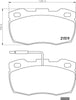 Mintex Brake Pads Full Set Of 4 Front MDB1555 thumbnail