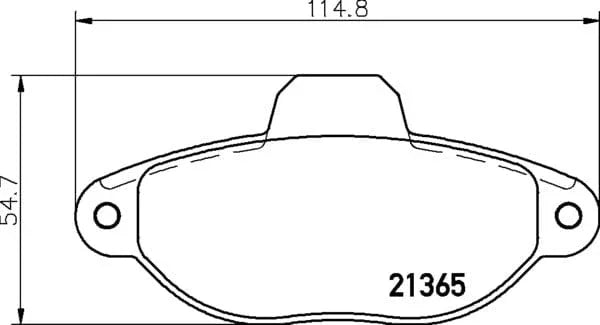 Mintex Brake Pads Full Set Of 4 Front MDB1573 - image 4