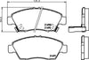 Mintex Brake Pads Full Set Of 4 Front MDB1615 thumbnail