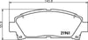 Mintex Brake Pads Full Set Of 4 Front MDB1684 thumbnail