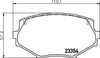 Mintex Brake Pads Full Set Of 4 Front MDB1686 thumbnail