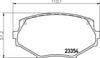 Mintex Brake Pads Full Set Of 4 Front MDB1686 thumbnail